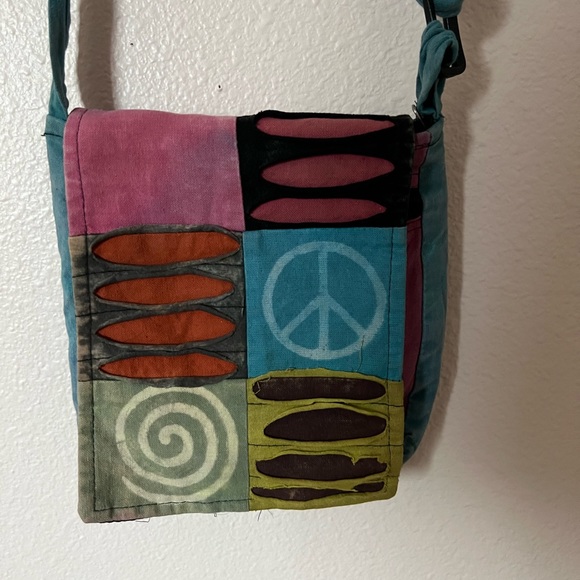 Himalaya patchwork shoulder bag boho - Picture 2 of 4